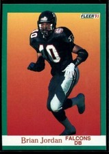 Brian Jordan 1991 Fleer Card 205