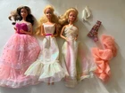 Vintage 1980s Barbie TLC Lot Dolls Clothes Dream Glow Peaches & Cream Wrap