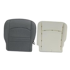 Driver Side Bottom Foam Cushion Replacement Cloth Seat Cover Gray