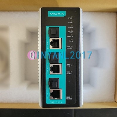 1PC NEW MOXA EDR-G903 Firewall/NAT/VPN Industrial Security Router