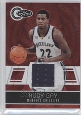 2010-11 Totally Certified Totally Red Materials 229/249 Rudy Gay #37 2u3