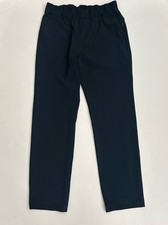 Vuori Pants Womens Small Navy 25" Miles Ankle Tapered Elastic Waist Pockets