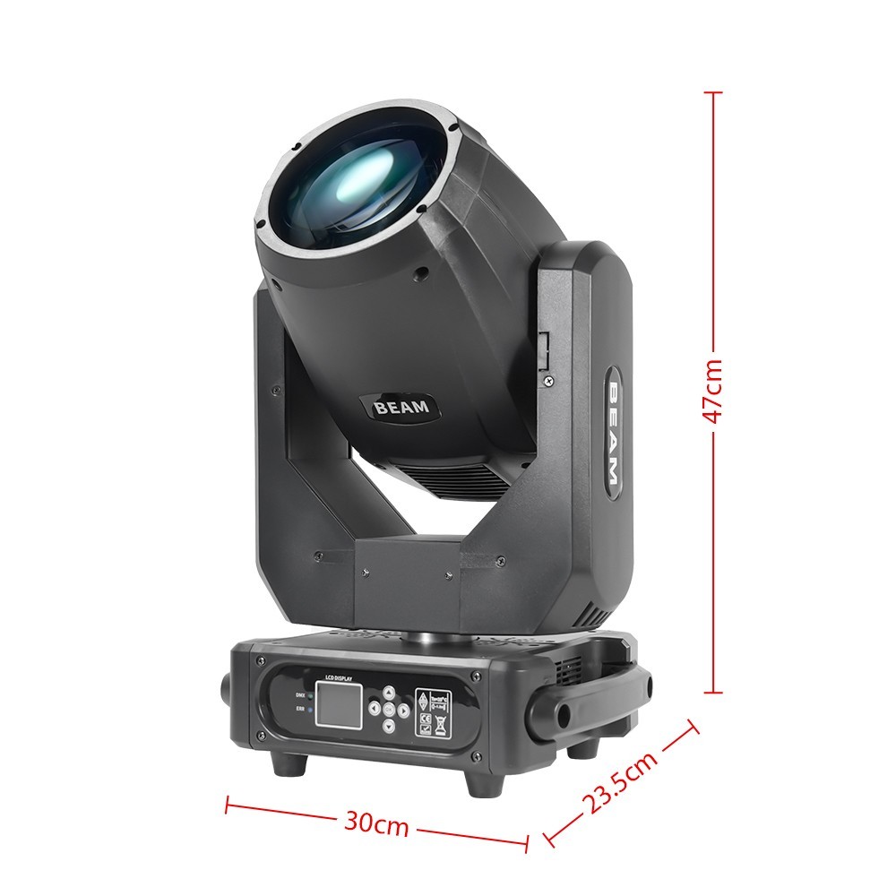 2Pack 7R 230 Beam Moving Head Light Stage Lighting DMX512 Disco Party w/Case