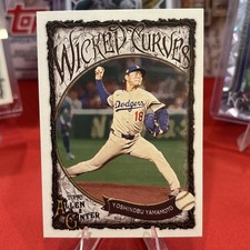 2025 Topps Allen & Ginter Yoshinobu Yamamoto #WC-11 Wicked Curves