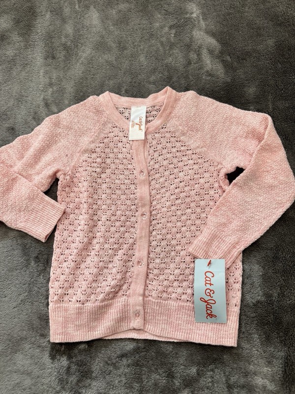 NWT Cat & Jack Spring Summer Sweater Girls Size 2 18-24 months