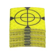 60pcs Survey Reflector Sheets 30mm Self-adhesive Survey Target Mark, Green