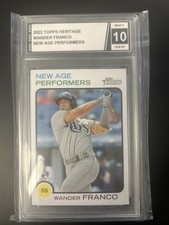 🔥2022 Topps Heritage Wander Franco #NAP-1 New Age Performers SGS 10 (RC)🔥