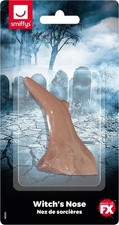 Witches Nose Flesh Halloween Horror Ladies Fancy Dress Costume Accessory