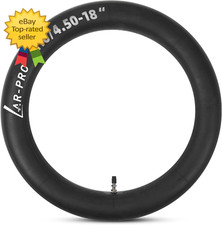 410 450 18 Dirt Bike Inner Tube Heavy Duty TR4 Valve Rear Tire 1 Pack