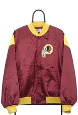 Vintage Chalk Line Washington Redskins Jacket Mens XL Satin Bomber NFL 80s 90s