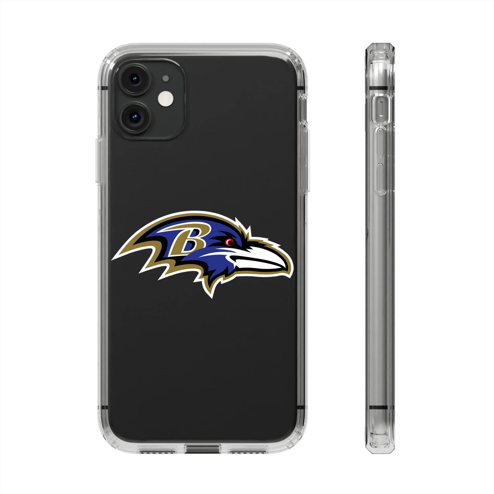 Baltimore Ravens Clear Phone Case for iPhone