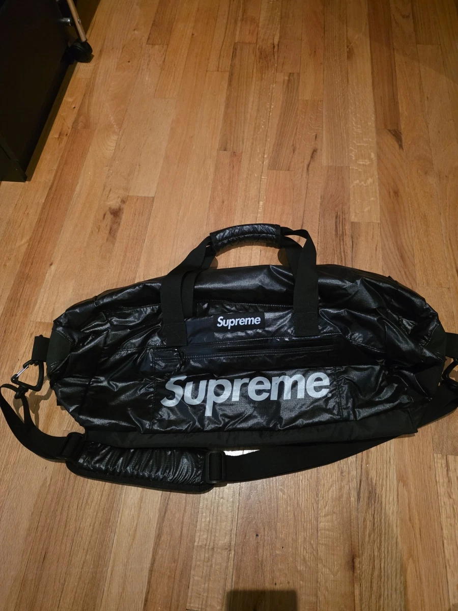 Supreme Black Duffle Bags for Men for sale | eBay
