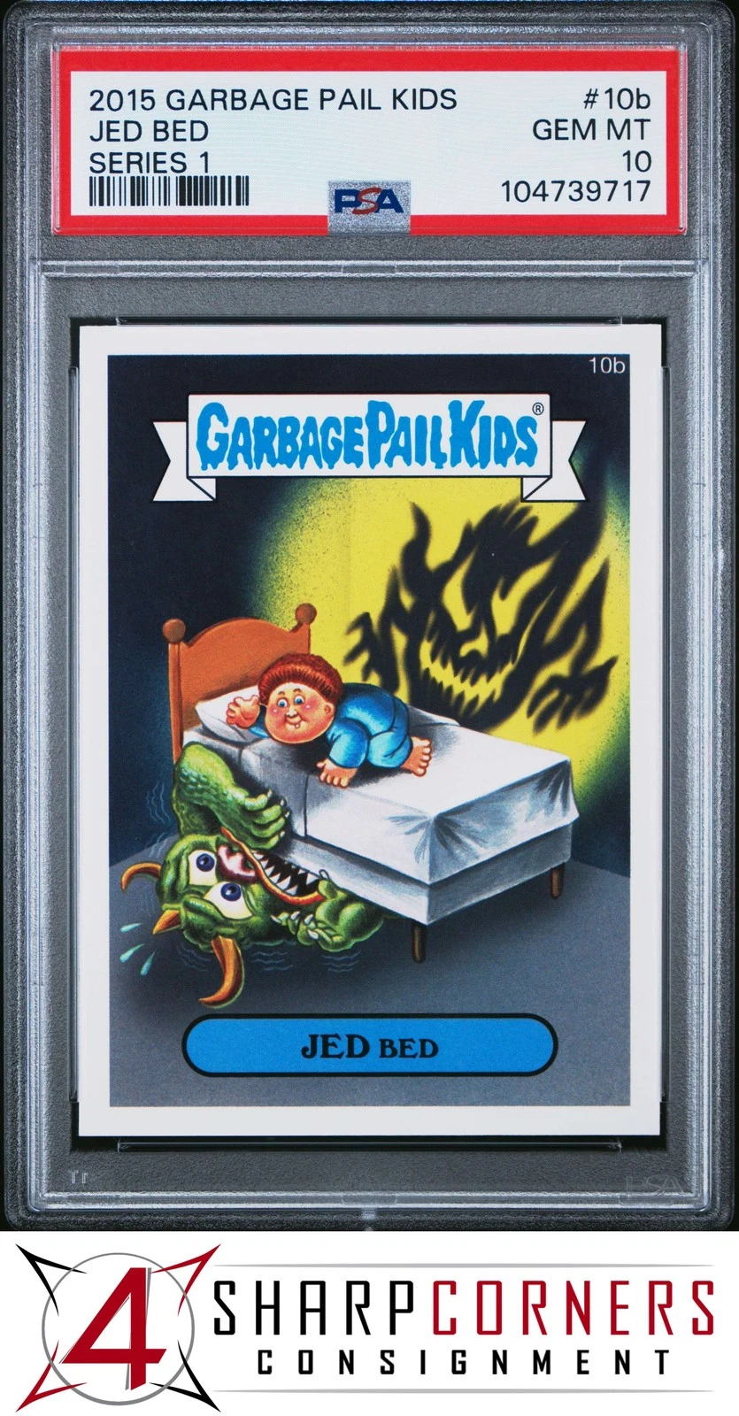 2015 Topps Garbage Pail Kids Series 1 #10b JED BED front