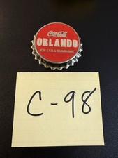 COCA~COLA THREE INCH METAL FRIDGE MAGNET / BOTTLE OPENER - Orlando