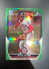 2023 Bowman Chrome - Prospects Edwin Solano #BCP-169 Green Refractor /99 F200