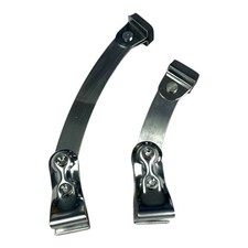 Pair Stainless Steel Fulton Sun Visor Center Support Brackets Pair Stainless Steel Fulton Sun Visor Center Support Brackets