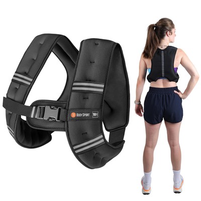 Weighted Vest Body Sport Adjustable Fitness Training for Running, Walking, Wo...