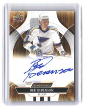 Red Berenson 2024-25 Upper Deck Engrained Icons Auto