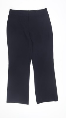 Dunnes Damen schwarz Größe 10 gerades Bein Anzughose