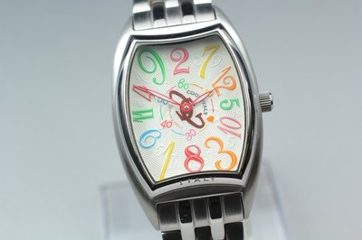 [Near MINT] Cogu Jumping Hour 32mm White Dial Automatic Men's Watch From JAPAN