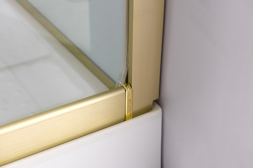 800x800mm Modern Gold Hydro Shower Cabin Cubicle Enclosure Spa Room Bathroom Pod - Picture 13 of 22