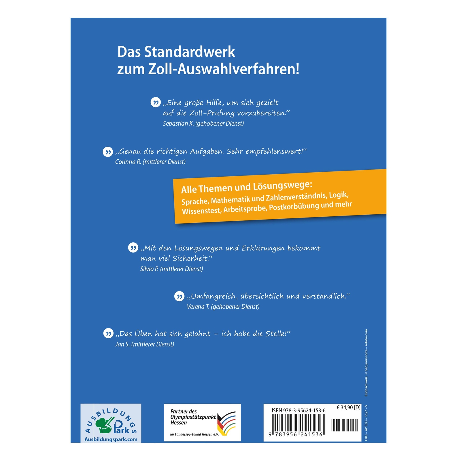 Thumbnail - Einstellungstest Zoll: Prüfungspaket Mit Testsimulation Kurt Guth