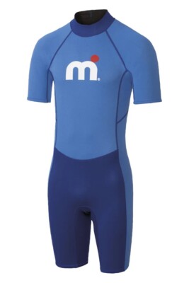 mistral Herren Neopren Shorty Neoprenanzug Schnorcheln Surfen Blau - Gr. M