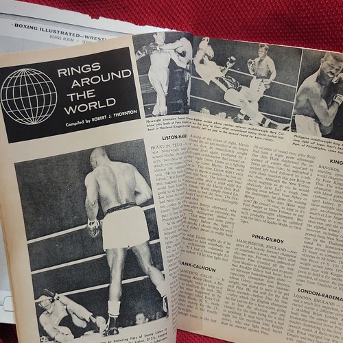 BOXING ILLUSTRATED WRESTLING NEWS MAGAZINE mclarnin patterson VTG ads JUL 1960 - 画像13/19