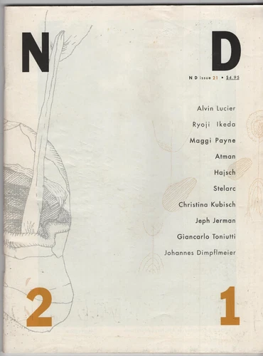 ND Issue 21 Contact Exchange Document Alvin Lucier, Maggi Payne Magazine (1999)