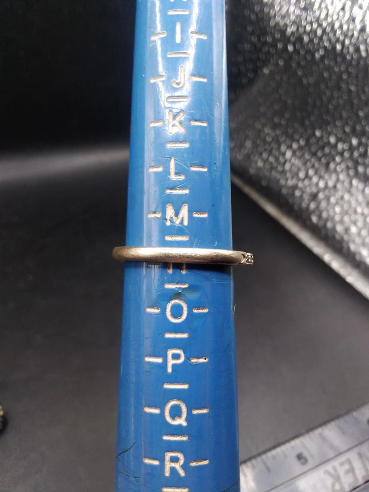 Ladies Sterling Silver Pandora Bow CZ Stacking Ring Size N Or 54 - Image 2 of 4