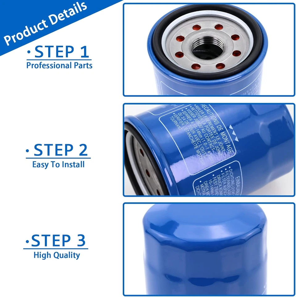 10 PACK fit for Honda Acura Engine Oil Filter 15400-PLM-A02 10 PC.NEW. - Image 4 of 4