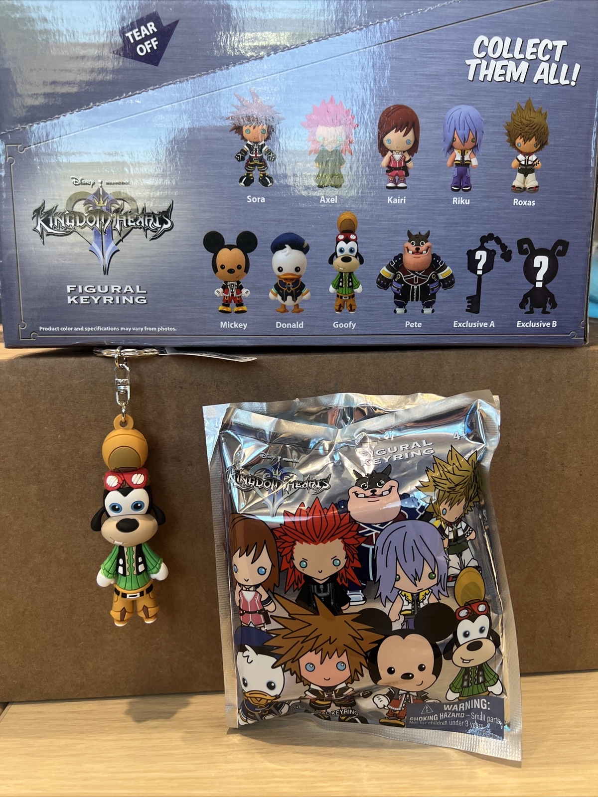 Goofy Kingdom Hearts Figural Keychain Keyring Disney Blind Bag Series 1 Monogram