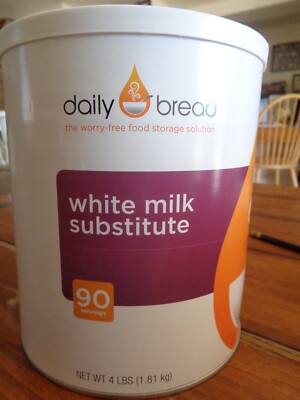 Daily Bread Food Storage White Milk Substitute
