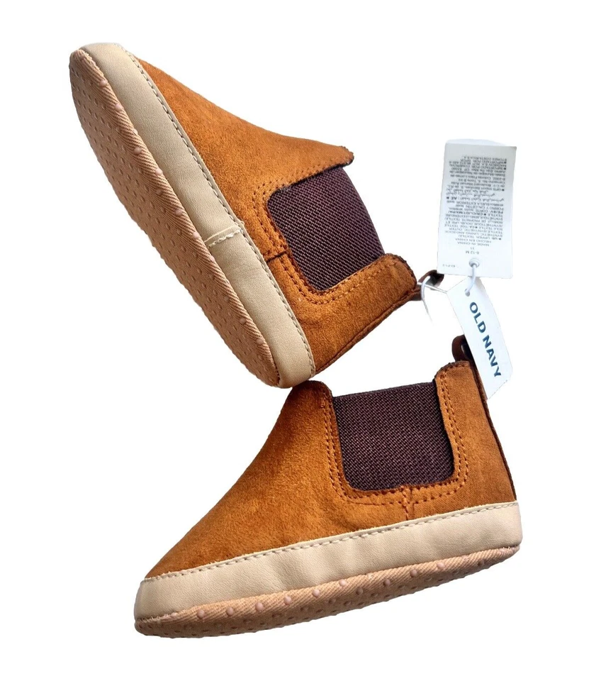 Old Navy Moccasin Boot 6-12 Months Brown Baby Clothing Foto 2 de 4