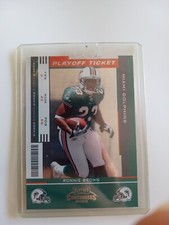 2005 Playoff Contenders - Rookie Ticket Playoff Ticket#164 Ronnie Brown 22/25...