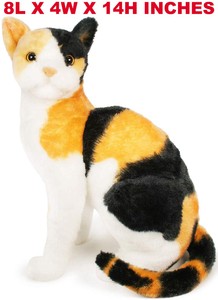 realistic cat plush