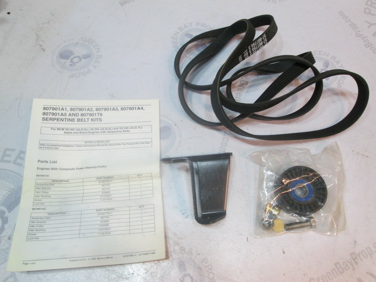 serpentine belt kit