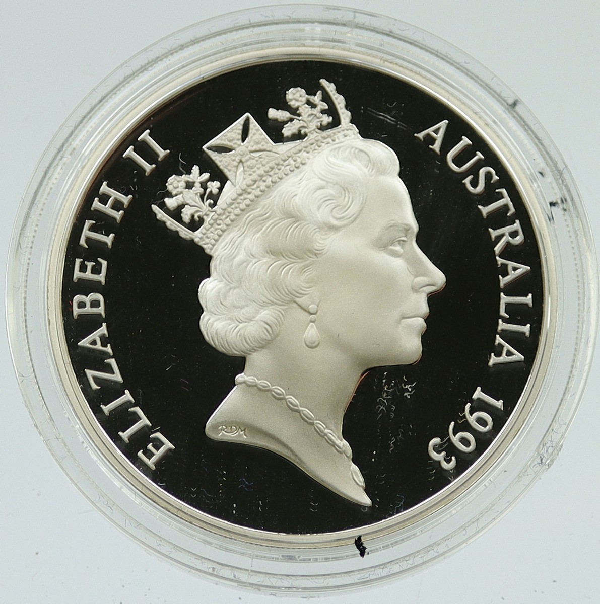 1993 AUSTRALIA UK Elizabeth II Abel Tasman Explorer Proof Silver