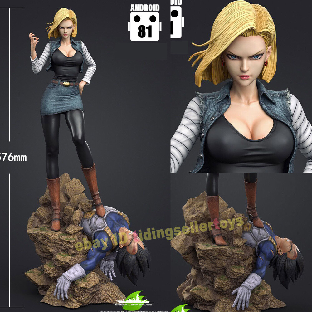 GREEN LEAF STUDIO Dragon Ball Android 18 Statue Resin Painted