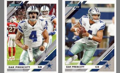 2x Lot 2019 Donruss #73A Dak Prescott + Variation Cowboys
