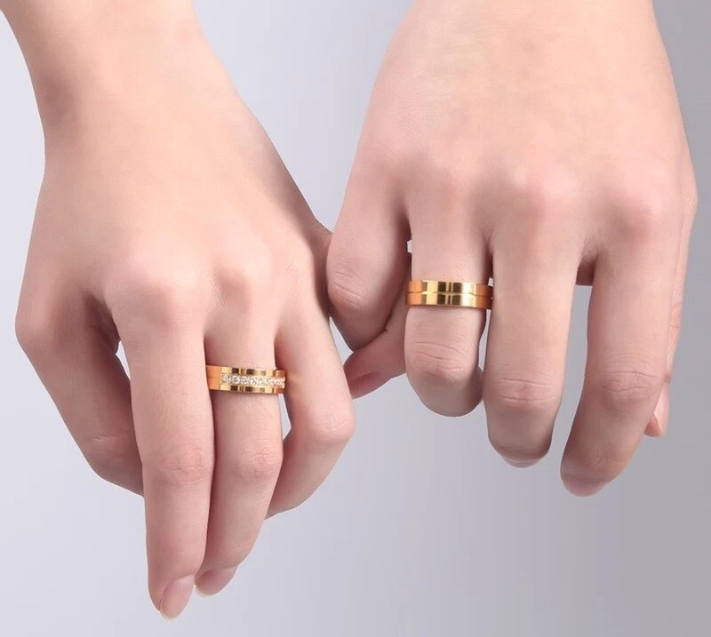 Pair ring with name sale