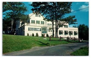 1962 Spruce Point Inn And Cottages Booth Bay Harbor Maine