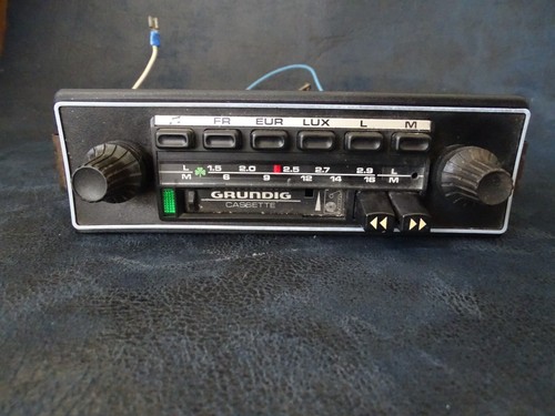 ancien Autoradio cassette GRUNDIG WK 4020 rétro vintage Youngtimer auto radio 70 - Picture 19 of 19