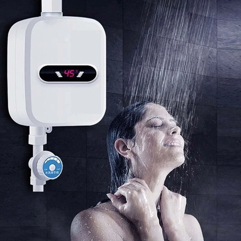 3500W Electric Instant Water Heater Tankless Hot Shower Bath Kitchen  Household | eBay
