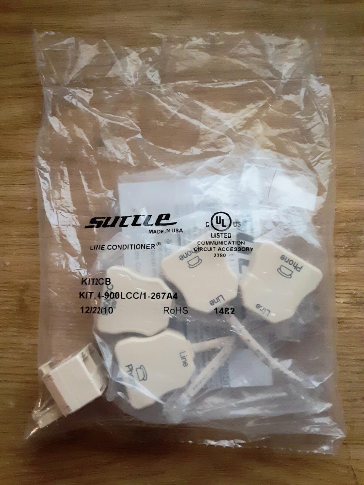 Never Opened Suttle Phone Jacks with Instructions 4 DSL Phone Jacks & Splitter