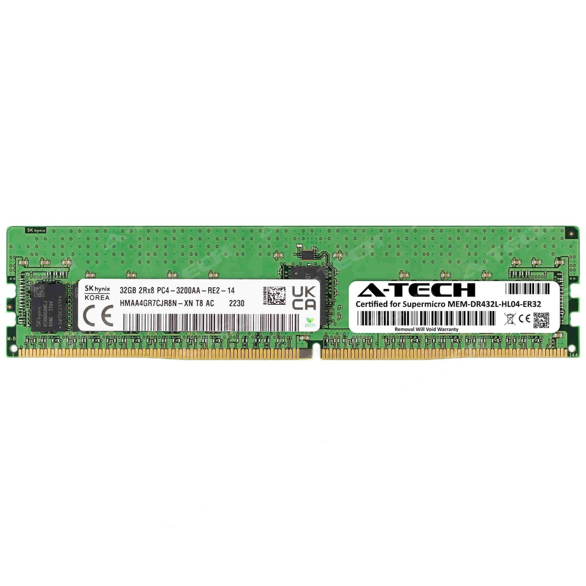 Hynix Ram 32GB DDR4 SDRAM (HMAA4GR7CJR8NXN) for sale online | eBay