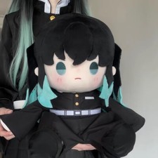 40cm Demon Slayer Tokitou Muichirou Plush Doll Dress Up Stuffed Toy Cushion Gift