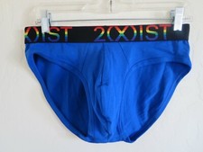 2(X)IST MEN'S BRIEF, COTTON, BLUE, MEDIUM, ( 1 PAIR) NWOT