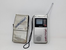 Vintage Sony Watchman FD-30A AM/FM Stereo Mini TV, Working Screen But No Audio