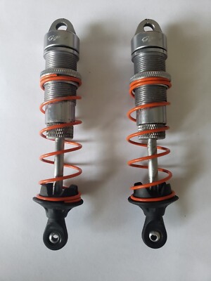 GPM Aluminum Front Double Section Spring Dampers 115mm Grey : Arrma Traxxas
